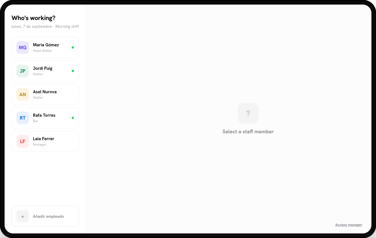 PIN login